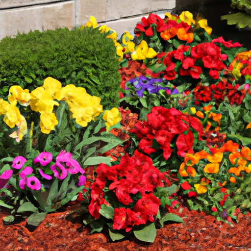 can i plant bedding plants on top of bulbs