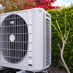 does the outside unit run on a heat pump