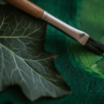 how do you paint ivy leaves