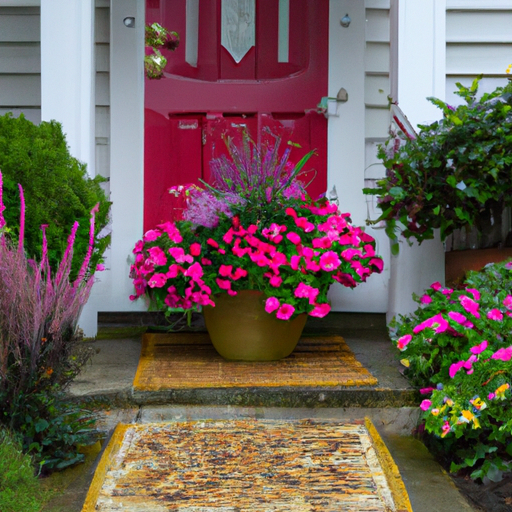 how do i decorate my outside entryway