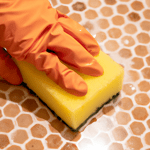 how do you clean plastic tiles