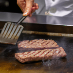 how do you cook a steak on a teppanyaki grill