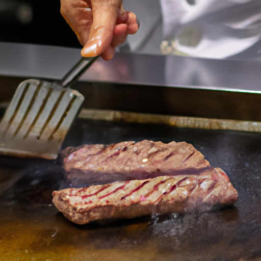 how do you cook a steak on a teppanyaki grill