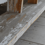 how do you cover a concrete porch with wood