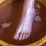 what can you soak your feet in to draw out toxins