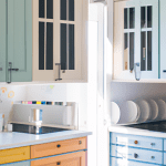 what color cabinets are best for a small kitchen