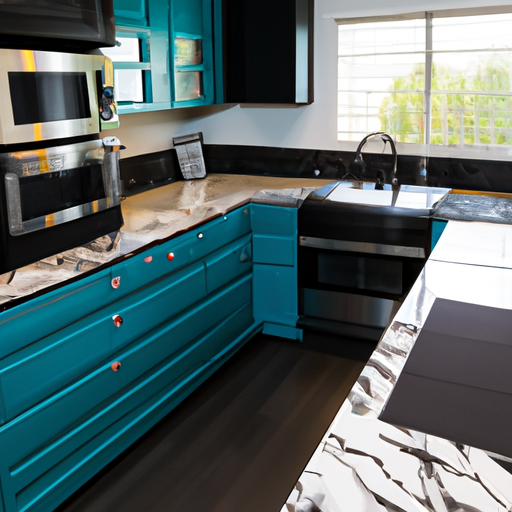 what color walls go with black kitchen cabinets