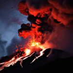 what makes up a volcano